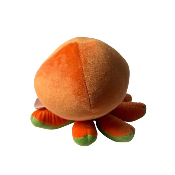 Adventure Planet Octopus Plush Stuffed Animal Soft Toy Orange Green Squishy 7 in - Picture 2 of 5